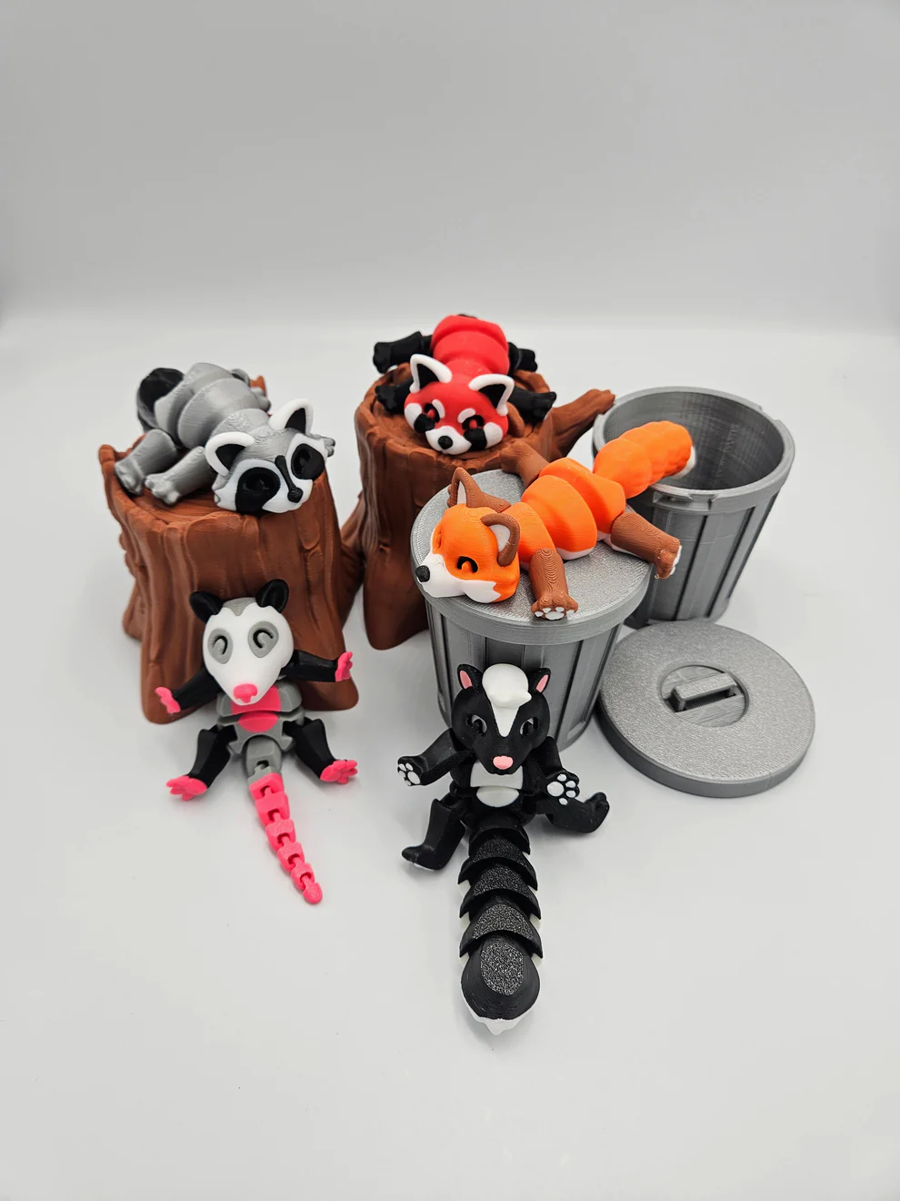 Articulated Trash Animal Set