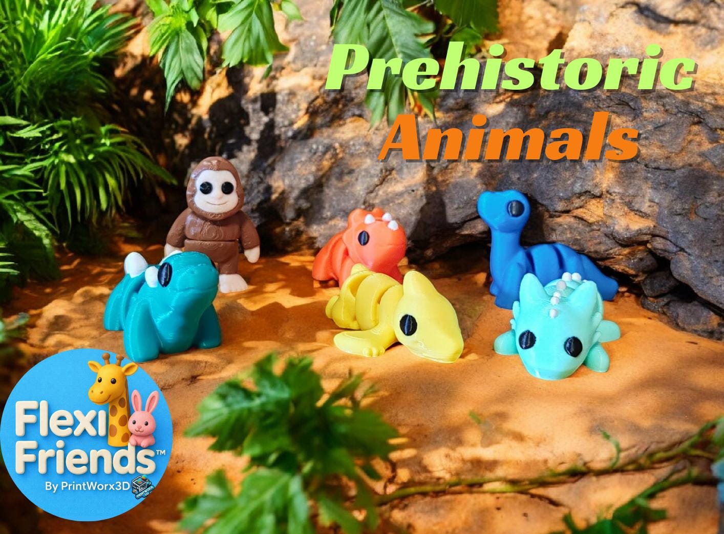 FlexiFriends™ - Prehistoric Animals
