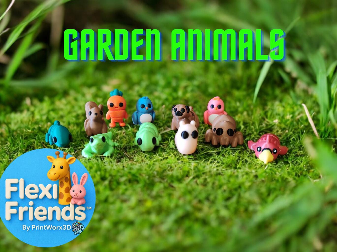 FlexiFriends™ - Garden Animals