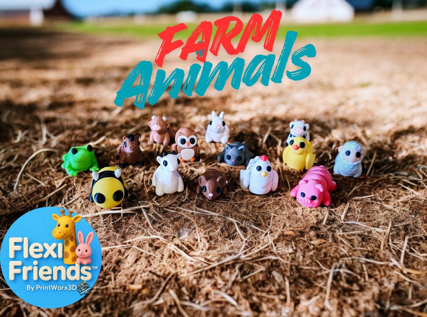 FlexiFriends™ - Farm Animals
