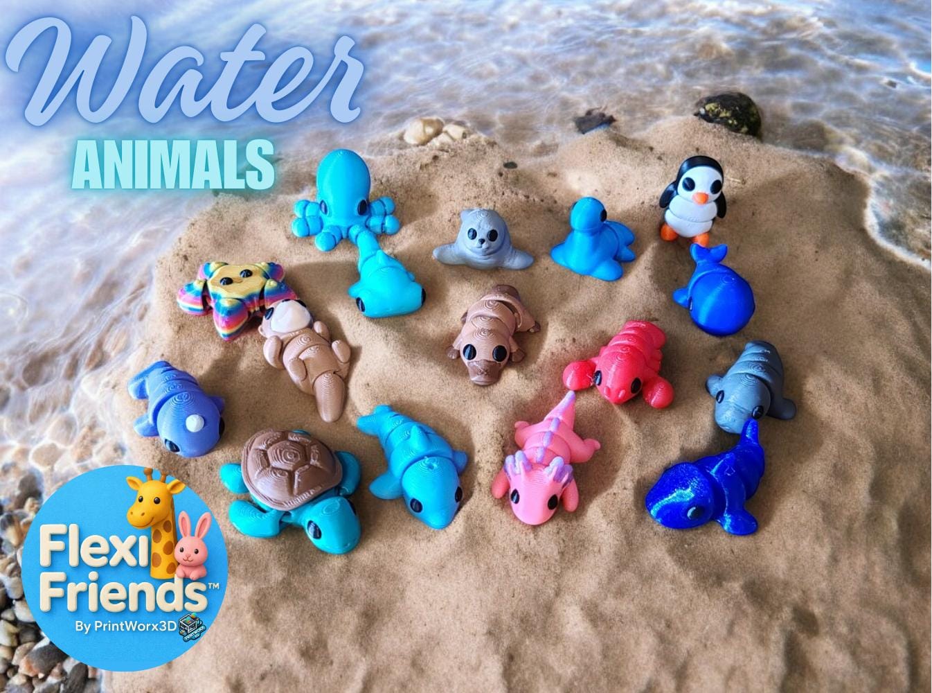 FlexiFriends™ - Water Animals